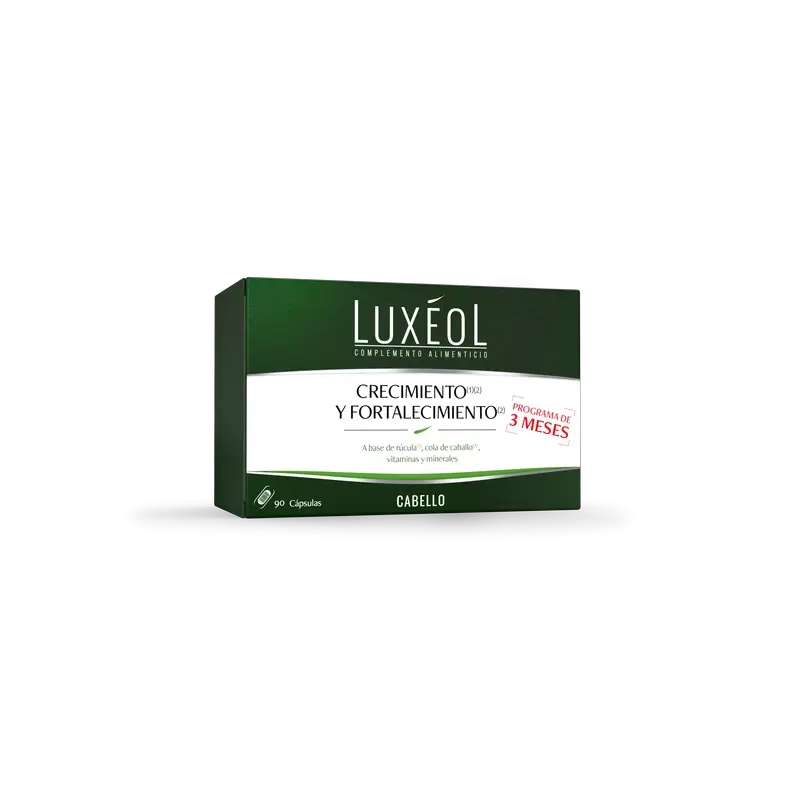 Luxéol Densidad Crecimiento & Fortalecimiento 3 Meses 90 comprimidos