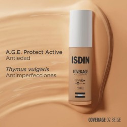 Isdin Coverage 30 G Color 2.0 Beige SPF 50+ Maquillaje Proteccion Solar