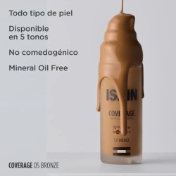 Isdin Coverage 30 G Color 5.0 Bronze SPF 50+ Maquillaje Proteccion Solar