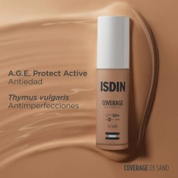 Isdin Coverage 30 G Color 3.0 Sand SPF 50+ Maquillaje Proteccion Solar