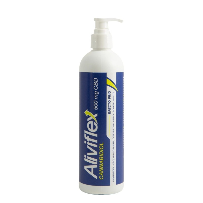 Aliviflex 500mg Cbd Gel Efecto Frio 250ml Formato Ahorro
