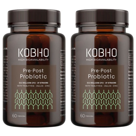 Kobho Pre-Post Probiótico 60 Capsulas + 60 Capsulas Duplo Promocion