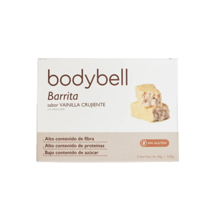 Bodybell Barritas Vainilla Crujiente 5Uds Sin Gluten