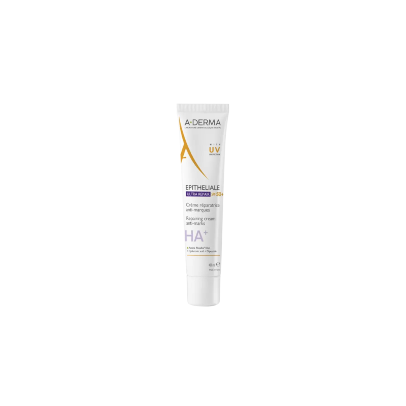 Aderma Exomega Epitelial Ah Crema Ultra SPF50+ Crema Reparadora HA+ 40 ml