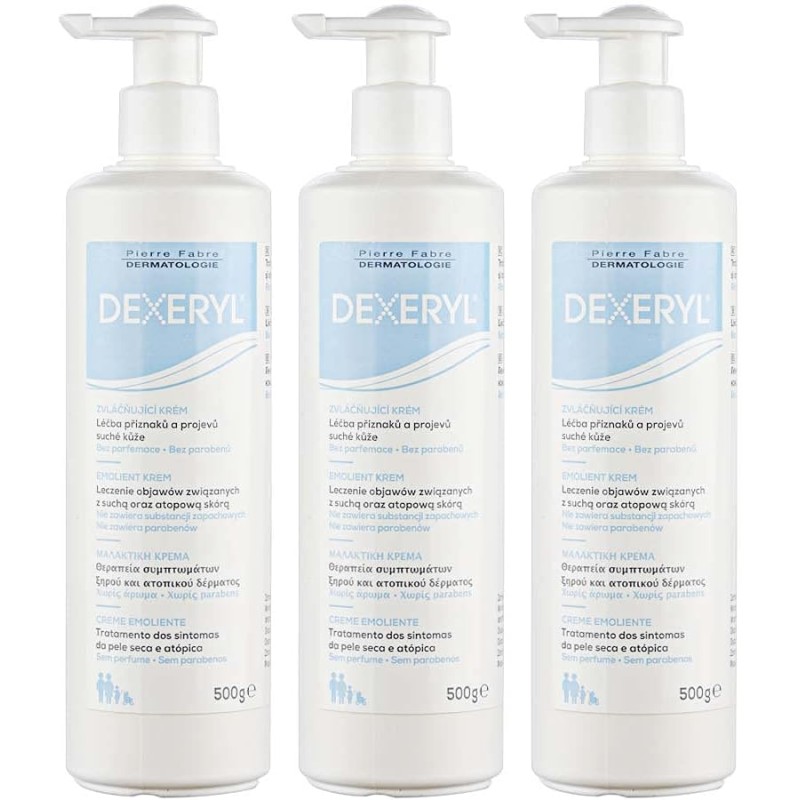 Dexeryl Crema Emoliente 500 +500 +500 Gramos Triplo Promocion