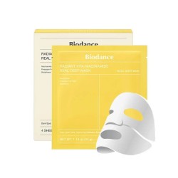 Biodance Radiant Vita Niacinamide Real Deep Mask  Pack 4 Mascarillas