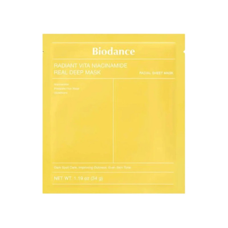 Biodance Radiant Vita Niacinamide Real Deep 1 Mascarilla
