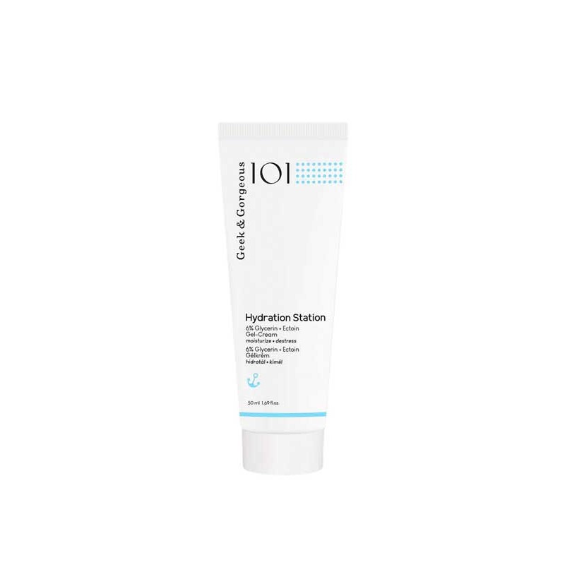 Geek & Gorgeous Hydration Station Gel Crema 50ml 6% Glicerina + Ectoina Geek & Gorgeous Hydration Station Gel Crema 50ml 6% Glicerina + Ectoina