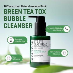 Some By Mi Bye Bye Blackhead 30 Days Miracle Green Tea Tox Bubble Cleanser 120ml