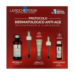 La Roche Posay Retinol B3 Sérum 30 ml+ Hyalu B5 Ojos 5 ml + Rure Vitamin C12 Serum 10 ml