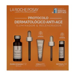 La Roche Posay Pure Vitamin C12 Sérum 30 ml + Hyalu B5 Ojos 5 ml + Retinol B3 Serum 10 ml