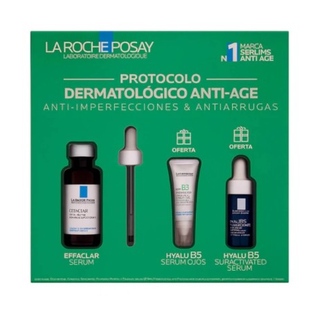 La Roche Posay Effaclar Sérum 30ml + Hyalu B5 ojos 5ml + Hyalu B5 Serum 10ml