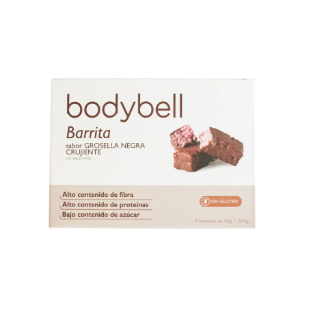Bodybell Barritas Grosella Negra Crujiente 5 Uds Sin Gluten