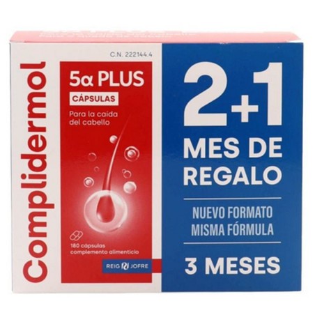 Complidermol 5 Alfa Plus 60+60+60 Cápsulas Pack Ahorro