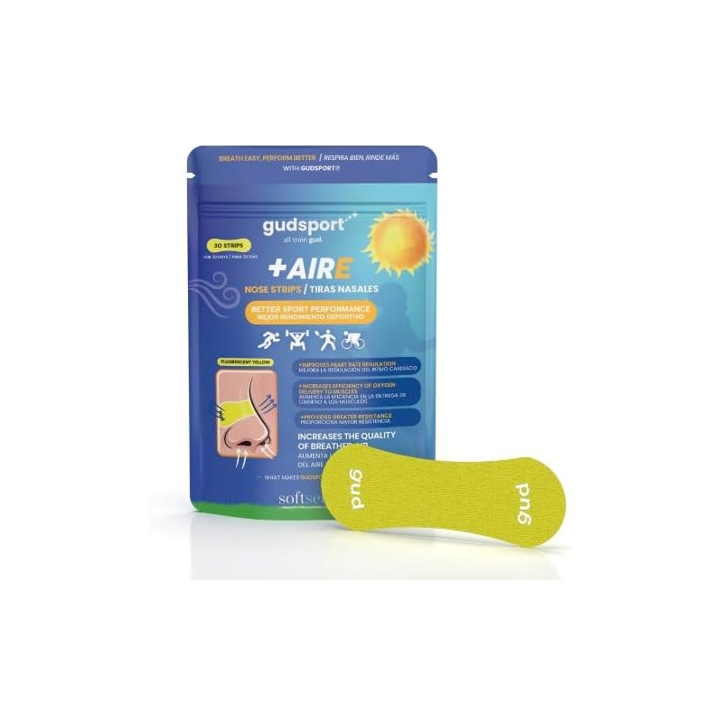 Gudslip Colors Tira Nasal Mejora Respiracion Color Amarilla