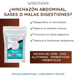 Webotanix Probiotax Microbiota 30 Dosis 150g Sabor Cacao