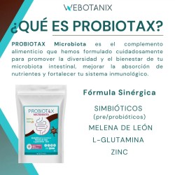 Webotanix Probiotax Microbiota 30 Dosis 150g Sabor Cacao