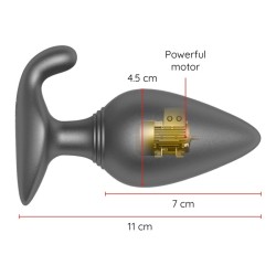 Oninder Rio Plug Anal Vibrador Negro Con App Gratuita
