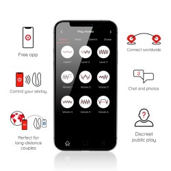Oninder Lisboa Estimulador Punto G & Clítoris Negro Con App Gratuita