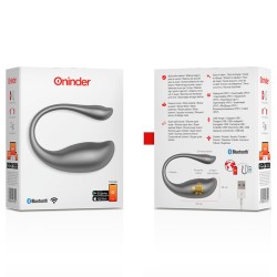Oninder Nairobi Huevo Vibrador Negro Con App Gratuita