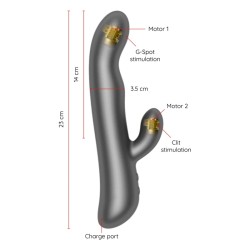 Oninder Oslo Vibración & Rotación Negro Con App Gratuita