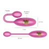 Oninder Denver Huevo Vibrador Rosa 7 X 2.7 Cm con App Gratuita