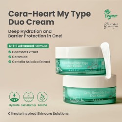 Axis-Y Cera-Heart My Type Duo Crema Heartleaf y Ceramida 60ml