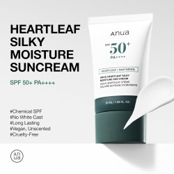 Anua Heartleaf Silky Moisture Sunscreen 50ml