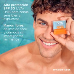 Fotoprotector Isdin Invisible Stick SPF50 10g + 10g Duplo Pack