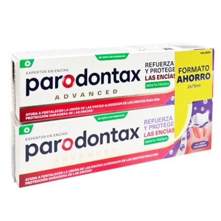 Parodontax Refuerza y Protege Las Encías 75ml + 75ml Duplo Promoción