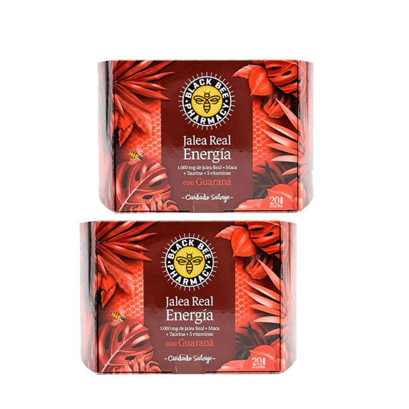 Black Bee Jalea Real Energia Guarana 20 +20 Ampollas Duplo Promocion Black Bee Jalea Real Energia Guarana 20 +20 Ampollas Duplo Promocion