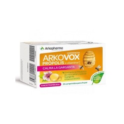 Arkovox Própolis Vitamina C Frambuesa 24 Comprimidos