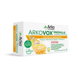 Arkovox Própolis y Vitamina C Miel 24 Comprimidos