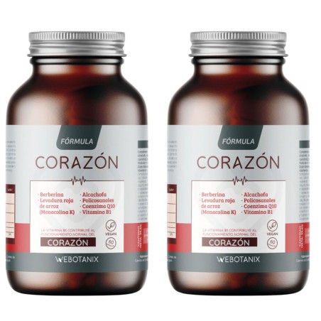 Webotanix Corazón Formula 60 Cápsulas + 60 Cápsulas Duplo Promoción