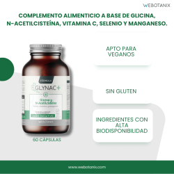 Webotanix Glynac+ 60 Cápsulas + 60 Cápsulas Duplo Promoción