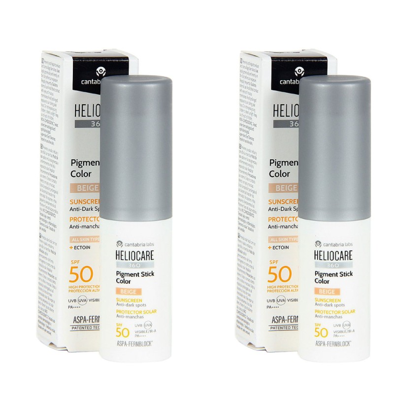 Heliocare 360 Pigment Stick Color Beige SPF 50 Duplo Promocion Heliocare 360 Pigment Stick Color Beige SPF 50 Duplo Promocion