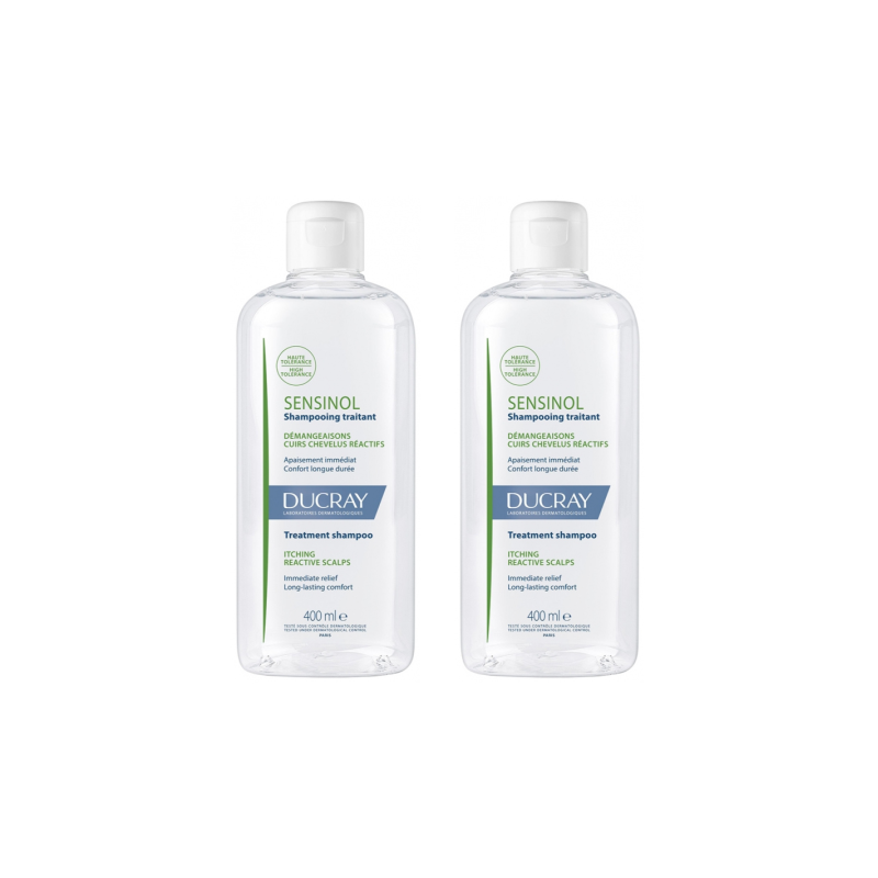 Ducray Sensinol Champú Tratante 400ml + 400ml Duplo Ducray Sensinol Champú Tratante 400ml + 400ml Duplo