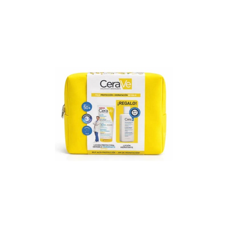 Cerave Solar Locion Protectora Invisible Hidratante Spf50 75Ml + Locion Hidratante 88ml Cerave Solar Locion Protectora Invisible Hidratante Spf50 75Ml + Locion Hidratante 88ml