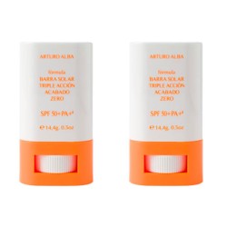 Arturo Alba Stick Solar Triple Acción Spf50 14.4g + 14.4g Duplo Promocion