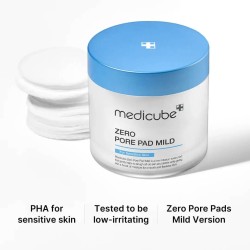 Medicube Zero Pore Pad Mild 70 Unidades de limpieza