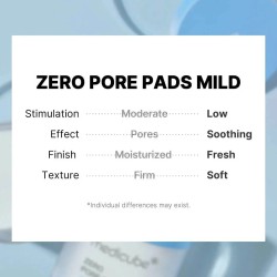 Medicube Zero Pore Pad Mild 70 Unidades de limpieza