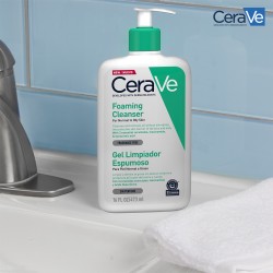Cerave Gel Limpiador Espumoso Piel Normal a Grasa 473ml
