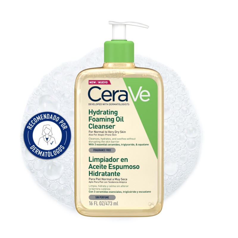 Cerave Aceite Limpiador Espumoso 473ml Cerave Aceite Limpiador Espumoso 473ml