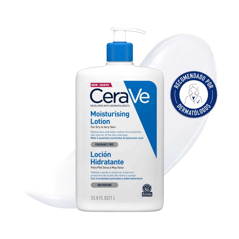 CeraVe Loción Hidratante Para Piel Seca a Muy Seca 1l CeraVe Loción Hidratante Para Piel Seca a Muy Seca 1l
