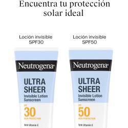 Neutrogena Ultra Sheer Loción Solar hidratante SPF50 200ml
