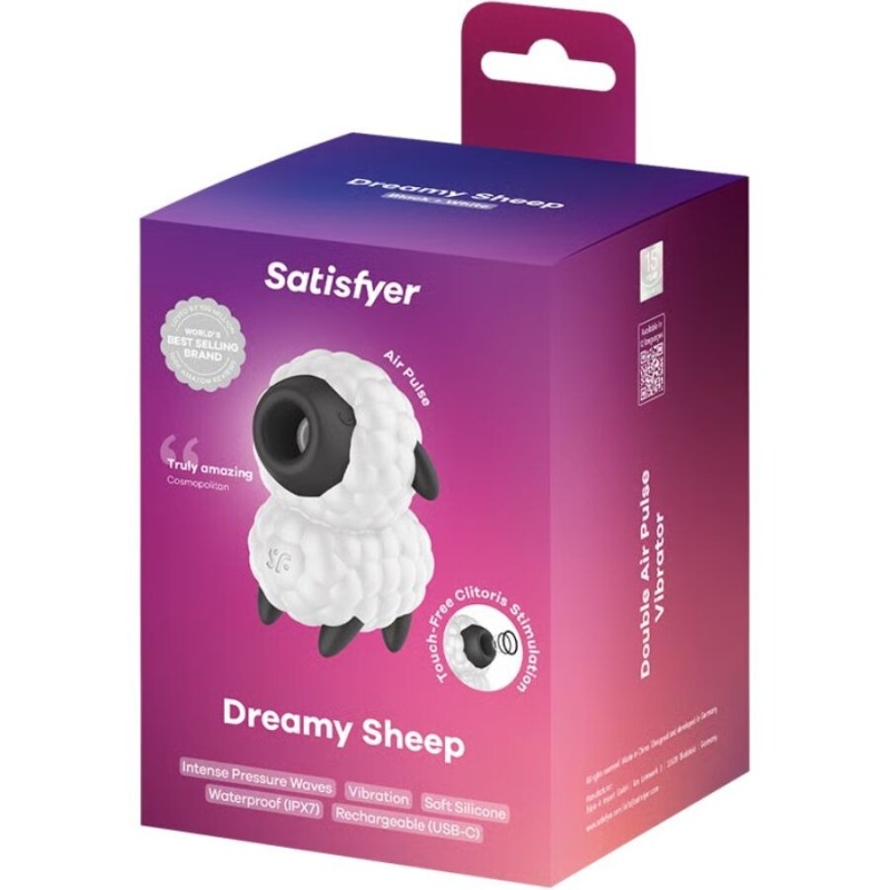 Satisfyer Dreamy Sheep Vibrador & Estimulador Air Pulse Satisfyer Dreamy Sheep Vibrador & Estimulador Air Pulse