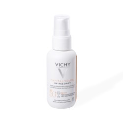 Vichy Capital Soleil Uv-Age Daily Color Water Fluid Uvb SPF 50+ Uva 40ml