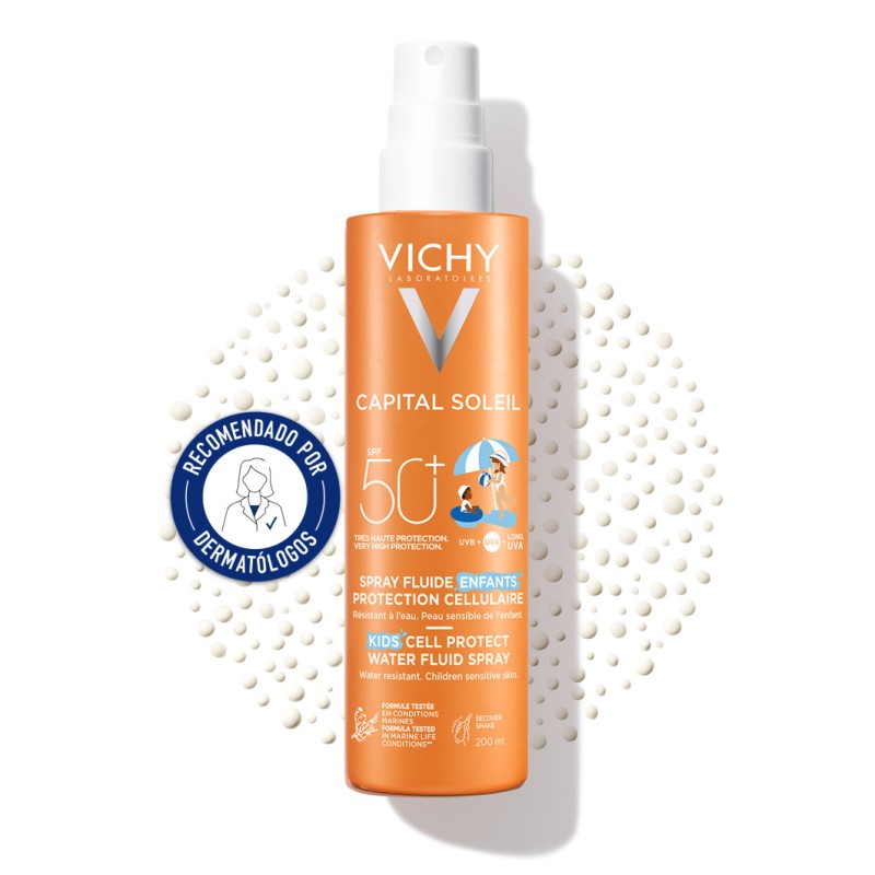 Vichy Capital Soleil Spray Niños SPF50+ 200 ml Vichy Capital Soleil Spray Niños SPF50+ 200 ml
