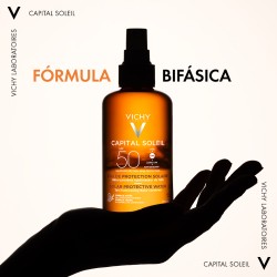 Vichy Capital Soleil Agua de Protección Solar Luminosidad Spf50 200ml