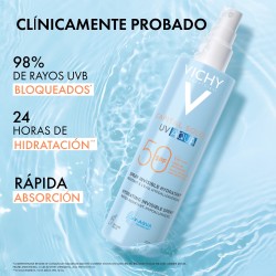 Vichy Capital Soleil Uv Aqua Spray Hidratante Invisible Spf50 200ml